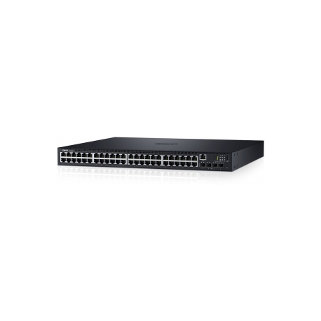 Dell Networking N1548 - Switch - L2+ - Managed - 48 x 10 / 100 / 1000 + 4 x 10 Gigabit SFP+ - front to back airflow - rack-mountable - 3