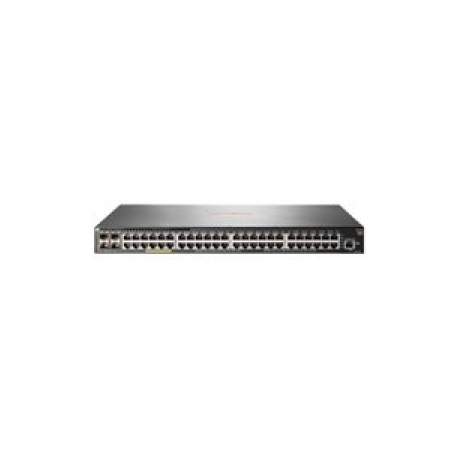 HPE Aruba 2930F 48G PoE+ 4SFP+ - Switch - L3 - Managed - 48 x 10 / 100 / 1000 (PoE+) + 4 x 1 Gigabit / 10 Gigabit SFP+ (uplink) - rack-mountable - PoE+ (370 W) - 0