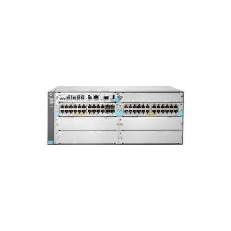 HPE Aruba 5406R 44GT PoE+  /  4SFP+ (No PSU) v3 zl2 - Switch - Managed - 44 x 10 / 100 / 1000 (PoE+) + 4 x 1 Gigabit  /  10 Gigabit SFP+ - rack-mountable - PoE+ - 0