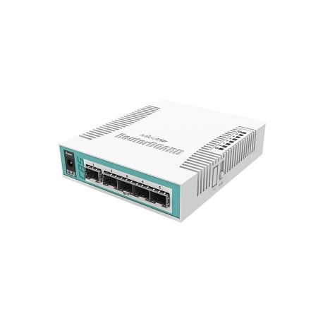 MikroTik RouterBOARD Cloud Router Switch CRS106-1C-5S - Switch - smart - 5 x Gigabit SFP + 1 x combo Gigabit SFP - desktop - PoE - 0