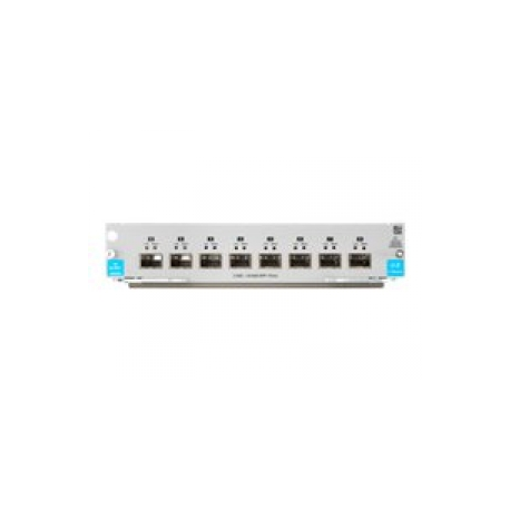 HPE - Expansion module - Gigabit Ethernet  /  10 Gigabit SFP+ x 8 - for HPE Aruba 5406R 16-port SFP+, 5406R 8-port 1 / 2.5 / 5 / 10GBASE-T PoE+  /  8-port SFP+ - 0