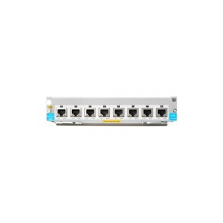 HPE - Expansion module - 1 / 2.5 / 5 / 10GBase-T (PoE+) x 8 - for HPE Aruba 5406R, 5406R 16, 5406R 44, 5406R 8-port, 5406R zl2 - 0