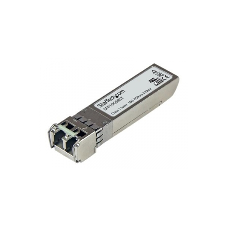 StarTech.com Cisco SFP-10G-SR Compatible SFP+ Module, 10GBASE-SR, 10GbE Multimode Fiber MMF Optic Transceiver, 10GE Gigabit Ethernet SFP+, LC 300m, 850nm, DDM, Cisco Firepower, ASR9000 - Lifetime Warranty (SFP10GSRST) - SFP+ transceiver module - 10 GigE - 10GBase-SR - LC multi-mode - up to 300 m - 850 nm - for P / N: ET10GSFP, PEX10000SFP, PEX10000SFPI, PEX10GSFP, PEX10GSFP4I, PEX20000SFPI - 1