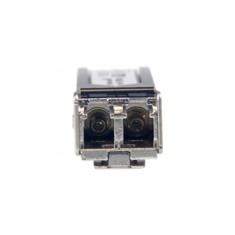 StarTech.com MSA Uncoded Compatible SFP Module, 1000BASE-SX, 1GbE Multi Mode (MMF) Fiber Optic Transceiver, 1GE Gigabit Ethernet SFP, LC Connector, 550m, 850nm, DDM, 1Gbps Mini GBIC Module - Lifetime Warranty (SFPSXMM) - SFP (mini-GBIC) transceiver module - GigE - 1000Base-SX - LC multi-mode - up to 550 m - 850 nm - for P / N: MCM1110SFP - 5