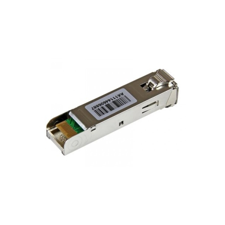 StarTech.com MSA Uncoded Compatible SFP Module, 1000BASE-SX, 1GbE Multi Mode (MMF) Fiber Optic Transceiver, 1GE Gigabit Ethernet SFP, LC Connector, 550m, 850nm, DDM, 1Gbps Mini GBIC Module - Lifetime Warranty (SFPSXMM) - SFP (mini-GBIC) transceiver module - GigE - 1000Base-SX - LC multi-mode - up to 550 m - 850 nm - for P / N: MCM1110SFP - 8