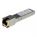 StarTech.com Cisco SFP-GE-T Compatible SFP Module, 1000BASE-T, SFP to RJ45 Cat6 / Cat5e, 10 / 100 / 1000 Mbps, RJ-45 (Copper) 100m, Cisco IE3400, IE3300, IE3200, 1000MbE Mini GBIC Transceiver - Lifetime Warranty (SFPC1110) - SFP (mini-GBIC) transceiver module - GigE - 1000Base-TX - RJ-45 - up to 100 m - for P / N: MCM1110SFP