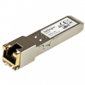 StarTech.com Cisco GLC-T Compatible SFP Module, 1000BASE-T, SFP to RJ45 Cat6 / Cat5e, 1GE Gigabit Ethernet SFP, RJ-45 (Copper) 100m, Cisco Firepower, ASR920, IE2000, Mini GBIC Transceiver - Lifetime Warranty (GLCT10PKST) - SFP (mini-GBIC) transceiver module (equivalent to: Cisco GLC-T) - GigE - 1000Base-T - RJ-45 - up to 100 m (pack of 10)