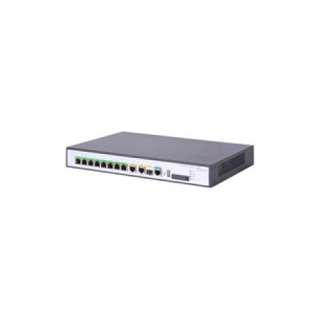 HPE FlexNetwork MSR958 PoE - Router - 8-port switch - GigE - WAN ports: 2 - rack-mountable - 0