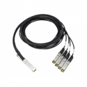HPE Copper Cable - 100GBase direct attach cable - QSFP28 (M) to SFP28 (M) - 3 m - SFF-8665 - for Arista 7060; Cisco ONE Nexus 3232; FlexFabric 5950 32QSFP28; CX 8360; QFX Series QFX5200