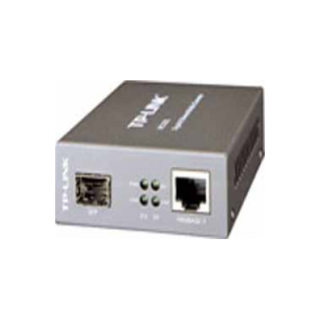 TP-LINK MC220L - Fibre media converter - GigE - 1000Base-LX, 1000Base-SX, 1000Base-LH - RJ-45  /  SFP (mini-GBIC) - up to 10 km - 850 nm  /  1310 nm - for P / N: TL-MC1400 - 0