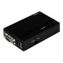 StarTech.com High Resolution VGA to Composite (RCA) or S-Video Converter - PC to TV Video Adapter - 1600x1200 RGB to TV (VGA2VID) - Video converter - VGA - composite video, S-video - black