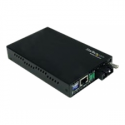 StarTech.com Gigabit Ethernet Single Mode Fiber Media Converter SC 40 km - 1000 Mbps (ET91000SM402) - Fibre media converter - GigE - 1000Base-LX, 1000Base-SX, 1000Base-T - RJ-45 / SC single-mode - up to 40 km - 1310 nm - for P / N: ETCHS2U, SVA12M2NEUA, SVA12M5NA