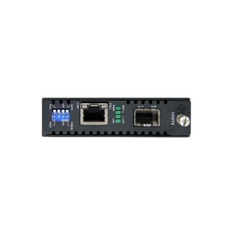 StarTech.com Gigabit Ethernet Fiber Media Converter with Open SFP Slot - Fiber to Ethernet Converter - Gigabit Ethernet Media Converter (ET91000SFP2) - Fibre media converter - GigE - 1000Base-SX, 100Base-LX, 1000Base-T - RJ-45  /  SFP (mini-GBIC) - for P / N: GLCSXMMRGDST, J4858C10PKST, J4858CST, SVA12M2NEUA, SVA12M5NA - 1