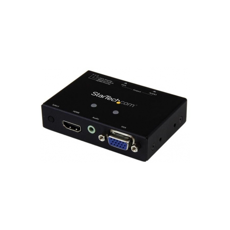 StarTech.com 2x1 VGA + HDMI to VGA Converter Switch w /  Priority Switching - Multi-format VGA and HDMI to VGA Selector - 1080p (VS221HD2VGA) - Video / audio switch - desktop - for P / N: SVA5N3NEUA - 4