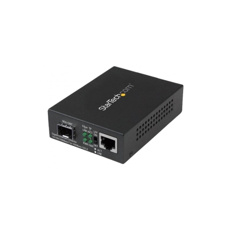 StarTech.com Multimode / Single Mode Fiber Media Converter - Open SFP Slot - 10 / 100 / 1000Mbps RJ45 Port - LFP Supported - IEEE 802.1q Tag VLAN - (MCM1110SFP) - Fibre media converter - GigE - 10Base-T, 1000Base-LX, 1000Base-SX, 100Base-TX, 1000Base-T - RJ-45 / SFP (mini-GBIC) - for P / N: GLCLHSMDSTTA, GLCSXMMDST, GLCSXMMDSTT, GLCTEST, MASFP1GBTXST, SFP1GELXST - 2