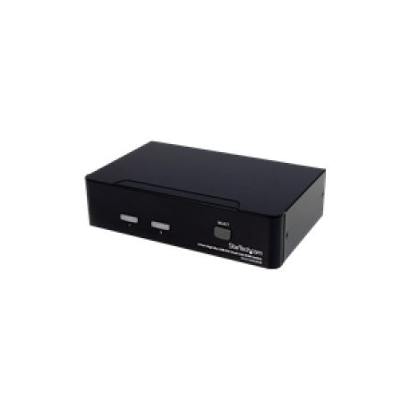 StarTech.com 2 Port DVI KVM Switch - USB DVI Dual Link - Hot-key & Audio Support - 2560x1600 @ 60Hz KVM Switch - KVM Video Switch (SV231DVIUAHR) - KVM  /  audio  /  USB switch - 2 x KVM  /  audio  /  USB - 1 local user - desktop - for P / N: IM12D1500P, SVA12M2NEUA, SVA12M5NA, USBDVI4N1A10, USBDVI4N1A6 - 0