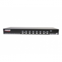 StarTech.com 8 Port VGA KVM Switch - 1U Rack Mount - USB VGA KVM Switch with Audio - 1920 x 1440 @60hz - KVM Video Switch (SV831DUSBAU) - KVM  /  audio switch - 8 x KVM  /  audio - 1 local user - desktop - for P / N: RK3236BKF, RK4236BKB, RK4242BK24, RK4242BK30, RKCONS1701, RKCONS17HD, RKQMCAB12V2
