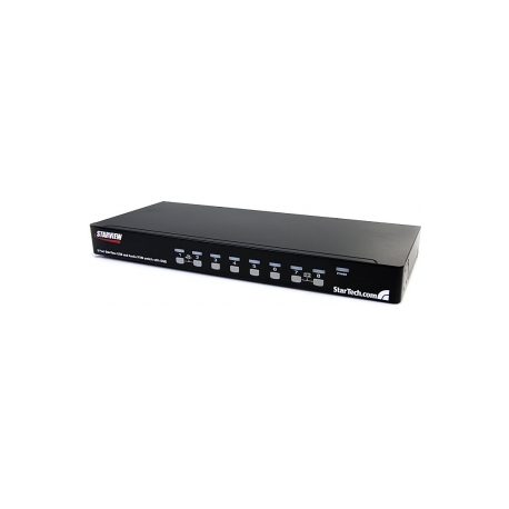 StarTech.com 8 Port VGA KVM Switch - 1U Rack Mount - USB VGA KVM Switch with Audio - 1920 x 1440 @60hz - KVM Video Switch (SV831DUSBAU) - KVM  /  audio switch - 8 x KVM  /  audio - 1 local user - desktop - for P / N: RK3236BKF, RK4236BKB, RK4242BK24, RK4242BK30, RKCONS1701, RKCONS17HD, RKQMCAB12V2 - 4