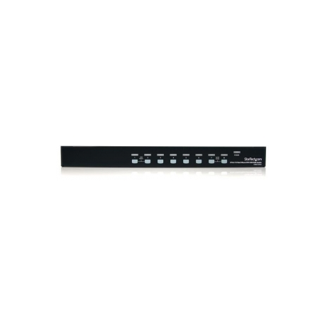 StarTech.com 8 Port 1U Rackmount DVI USB KVM Switch - USB DVI KVM Switch - DVI KVM Switch - USB KVM Switch (SV831DVIU) - KVM switch - 8 x KVM port(s) - 1 local user - rack-mountable - for P / N: RK2433BKM, RK2537BKM, RK3236BKF, RK4236BKB, RK4242BK24, RK4242BK30, RKQMCAB12V2 - 4