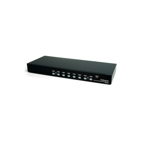 StarTech.com 8 Port 1U Rackmount DVI USB KVM Switch - USB DVI KVM Switch - DVI KVM Switch - USB KVM Switch (SV831DVIU) - KVM switch - 8 x KVM port(s) - 1 local user - rack-mountable - for P / N: RK2433BKM, RK2537BKM, RK3236BKF, RK4236BKB, RK4242BK24, RK4242BK30, RKQMCAB12V2 - 7