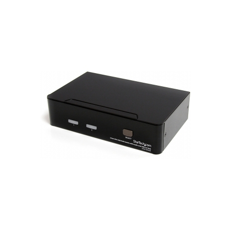 StarTech.com 2 Port DVI USB KVM Switch with Audio and USB 2.0 Hub (SV231DVIUA) - KVM  /  audio  /  USB switch - 2 x KVM  /  audio  /  USB - 1 local user - desktop - for P / N: IM12D1500P, SVA12M2NEUA, SVA12M5NA, USBDVI4N1A10, USBDVI4N1A6 - 12