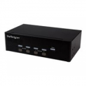 StarTech.com 4 Port VGA KVM Switch - Dual VGA - Hot-key & Audio Support - 1920x1200 KVM Switch - KVM Video Switch (SV431DVGAU2A) - KVM  /  audio  /  USB switch - 4 x KVM  /  audio  /  USB - 1 local user - desktop - for P / N: SV431RACK, SVA12M2NEUA, SVA12M5NA
