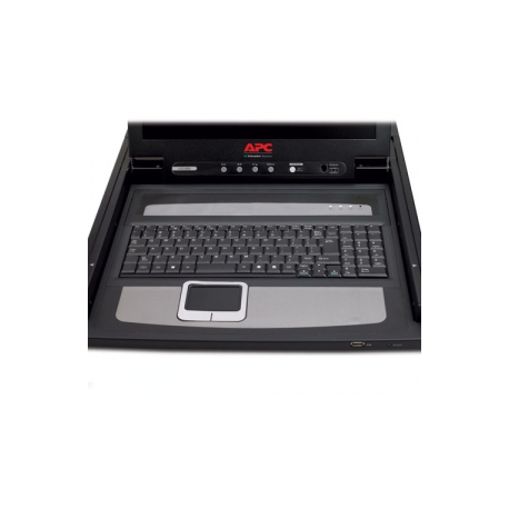APC LCD Console - KVM console - 19" - rack-mountable - 1280 x 1024 - VGA - black - 1U - for P / N: AR3106SP, SMX1000C, SMX1500RM2UC, SMX1500RM2UCNC, SMX750C, SMX750CNC, SRT5KRMXLW-TW - 0