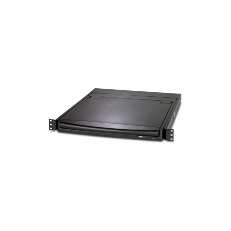 APC LCD Console - KVM console - 19" - rack-mountable - 1280 x 1024 - VGA - black - 1U - for P / N: AR3106SP, SMX1000C, SMX1500RM2UC, SMX1500RM2UCNC, SMX750C, SMX750CNC, SRT5KRMXLW-TW - 2