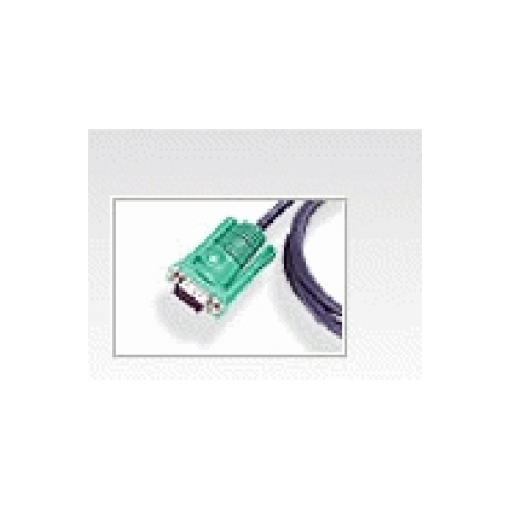 ATEN 2L-5202U - Keyboard  /  video  /  mouse (KVM) cable - USB, HD-15 (VGA) (M) to USB, HD-15 (VGA) (M) - 1.8 m - for KVM on the NET CS1708, CS1716; Master View max CS-1716; MasterView USB KVM Switch CS-1708 - 1