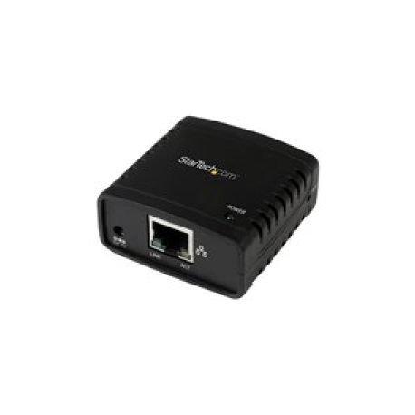 StarTech.com 10 / 100Mbps Ethernet to USB 2.0 Network Print Server - Windows 10 - LPR - LAN USB Print Server Adapter (PM1115U2) - Print server - USB 2.0 - 10 / 100 Ethernet - black - for P / N: SVA5H2NEUA - 0