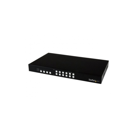 StarTech.com 4x4 HDMI Matrix Switch with Picture-and-Picture Multiviewer or Video Wall - 4x4 Matrix Switch with Video Combining (VS424HDPIP) - Video / audio switch - desktop - for P / N: SVA12M5NA - 1