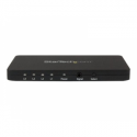 StarTech.com 4 Port HDMI Switch - 4K 30Hz - Aluminum Housing and MHL Support - 4x1 HDMI Switcher Box - 4K HDMI Selector Switch with Remote (VS421HD4K) - Video / audio switch - 4 x HDMI - desktop - AC 100 / 230 V - for P / N: SVA5M3NEUA