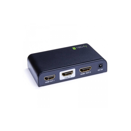 Techly IDATA HDMI2-4K2 - Video / audio splitter - 2 x HDMI - desktop - 5