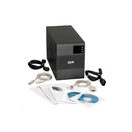 Eaton 5SC 1000i - UPS - AC 230 V - 700 Watt - 1000 VA - RS-232, USB - output connectors: 8 - black - 1