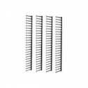 APC - Rack cable management panel - black - 48U (pack of 4) - for P / N: NBPD0160A, NBWL0355A, SMX3000HV-BR, SMX3000LV2U-BR, SRT1000RMXLI, SRT1000RMXLI-NC