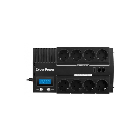CyberPower BRICs II BR1200ELCD - UPS - AC 230 V - 720 Watt - 1200 VA - 5.5 Ah - USB - output connectors: 8 - 3