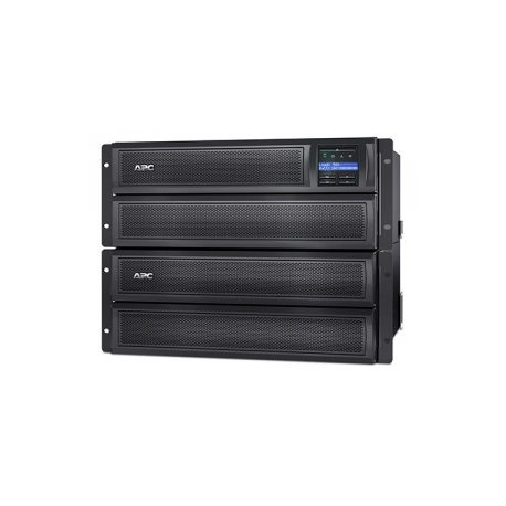 APC Smart-UPS X 2200 Rack / Tower LCD - UPS (rack-mountable  /  external) - AC 230 V - 1980 Watt - 2200 VA - Ethernet 10 / 100, RS-232, USB - output connectors: 10 - 4U - black - with APC UPS Network Management Card - for P / N: AR106SH6, AR109SH6, AR112SH6, AR3006, AR3006SP, AR3103, AR3103SP, AR3106, AR3106SP - 3