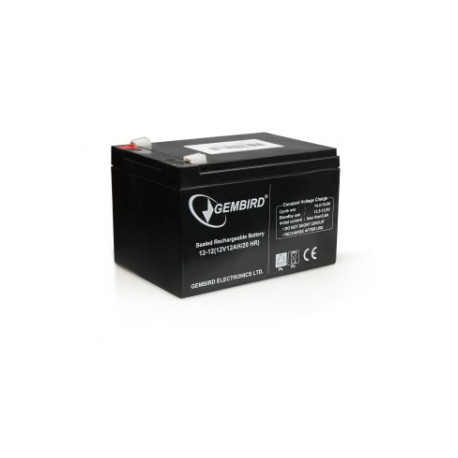 Gembird EnerGenie BAT-12V12AH - UPS battery - 1 x battery - 12 Ah - 0