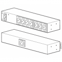 APC Basic Rack PDU AP6015A - Power distribution unit (rack-mountable) - AC 100 / 120 / 200 / 208 / 230 / 240 V - input: IEC 60320 C14 - output connectors: 8 (IEC 60320 C13) - 1U - black - for P / N: SMTL1000RMI2UC, SMX1000C, SMX1500RM2UC, SMX1500RM2UCNC, SMX750C, SMX750CNC