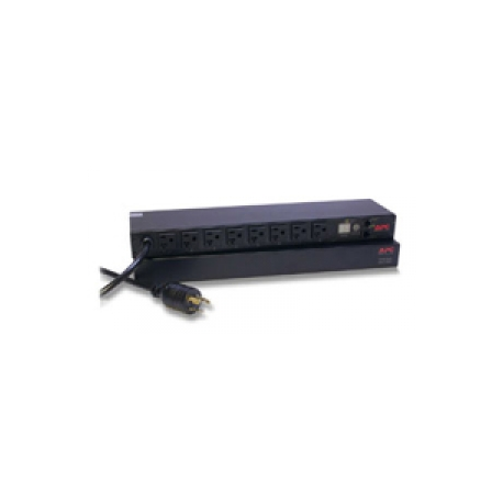 APC Switched Rack PDU - Power distribution strip - AC 120 V - Ethernet 10 / 100 - input: NEMA L5-20 - output connectors: 8 (NEMA 5-20) - 1U - 19" - black - for P / N: AR3100, SU5000R5T-TF3, SU5000R5T-TF3-TU, SU5000R5XLT-TF3, SU5000R5XLT-TF3-TU - 0