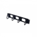 APC - Cable organizer - black - 2U - for NetShelter EP; NetShelter ES; NetShelter SX; Netshelter VS; Netshelter VX; NetShelter WX