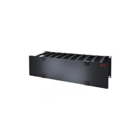 APC Cable Management - Rack cable management panel with cover - black - 3U - for P / N: SMTL1000RMI2UC, SMX1000C, SMX1500RM2UC, SMX1500RM2UCNC, SMX750C, SMX750CNC - 0