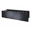 APC Cable Management - Rack cable management panel with cover - black - 3U - for P / N: SMTL1000RMI2UC, SMX1000C, SMX1500RM2UC, SMX1500RM2UCNC, SMX750C, SMX750CNC