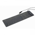 Gembird KB-109F-B - Keyboard - PS / 2, USB - US - black