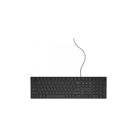 Dell KB216 - Keyboard - USB - QWERTY - Pan Nordic - black - for Inspiron 17R 57XX, 17R 7720; Latitude D630; OptiPlex 50XX, 5250, 90XX; XPS One 27XX - 4