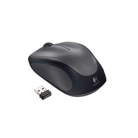 Logitech M235 - 2nd Generation - mouse - right and left-handed - optical - wireless - 2.4 GHz - USB wireless receiver - grey - 0