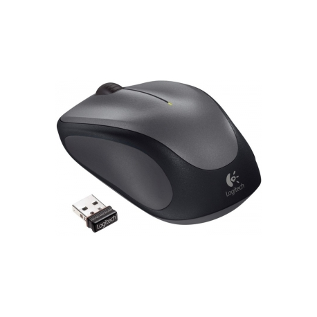 Logitech M235 - 2nd Generation - mouse - right and left-handed - optical - wireless - 2.4 GHz - USB wireless receiver - grey - 6