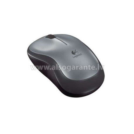 Logitech M185 - Mouse - optical - wireless - 2.4 GHz - USB wireless receiver - grey - 0