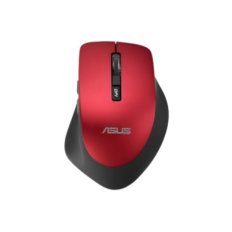 ASUS WT425 - Mouse - right-handed - optical - 6 buttons - wireless - 2.4 GHz - USB wireless receiver - dark ruby - for 15; ROG Strix G15; ROG Zephyrus G14; TUF Gaming F15; F17; FX505; TUF505; ZenBook 13; 14 - 4