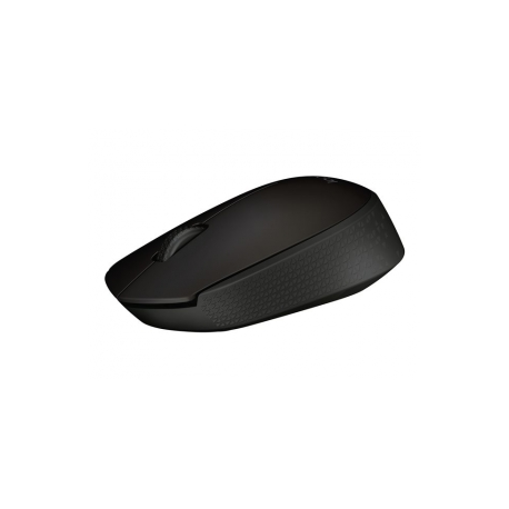 Logitech B170 - Mouse - optical - 3 buttons - wireless - 2.4 GHz - USB wireless receiver - black - 1